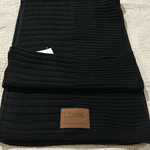 Timberland Black Scarf. NWT - Picture 1 of 5
